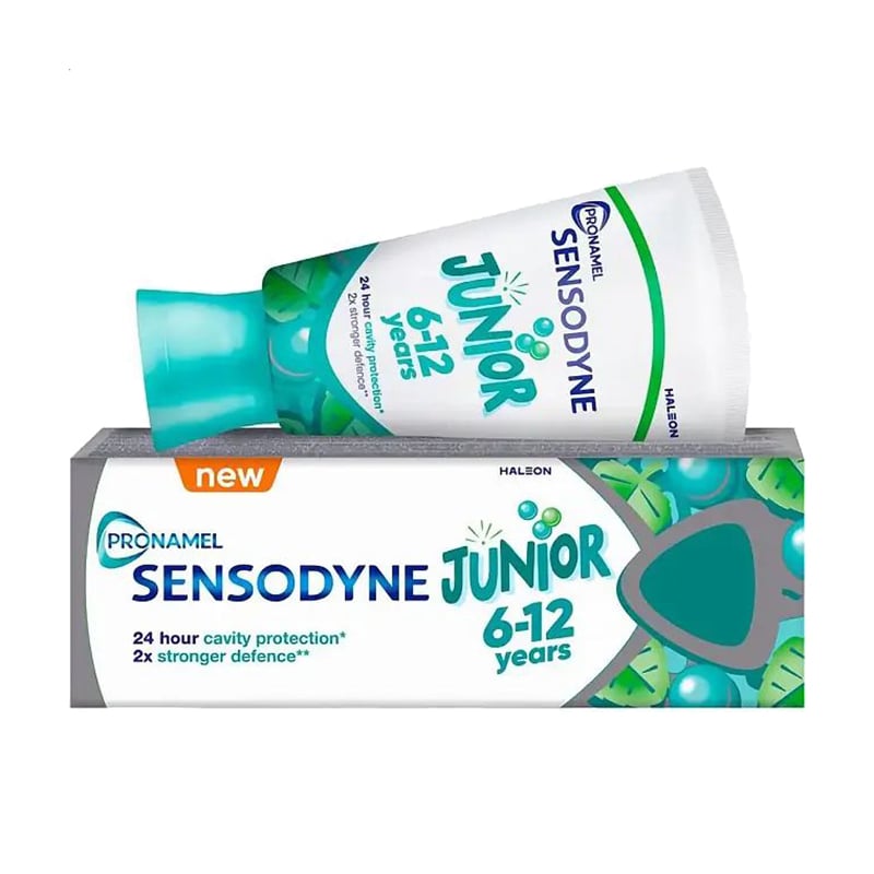 Дитяча зубна паста Sensodyne Pronamel Junior М'ятна жуйка, від 6 до 12 років, 75 мл